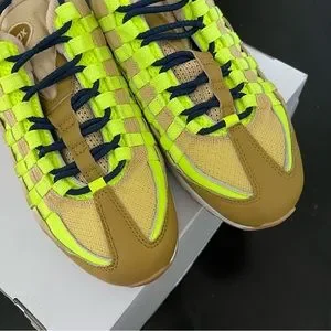 ✔️New✔️ NIKEiD Air Max 95 By You Checkerboard Volt Brown Nike | Shoes | New Nikeid Air Max 95 By You Checkerboard  main image 3